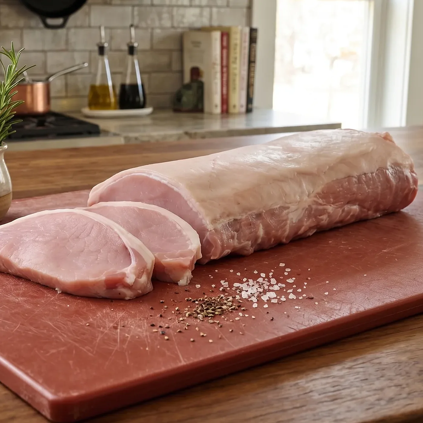 Boneless Pork Loin Steaks