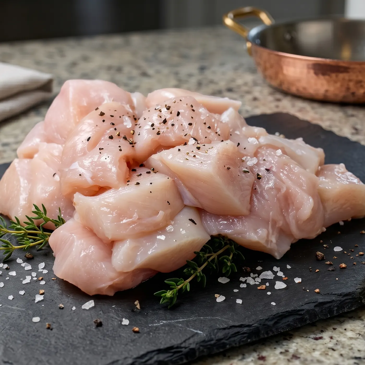 English Diced Chicken Breast