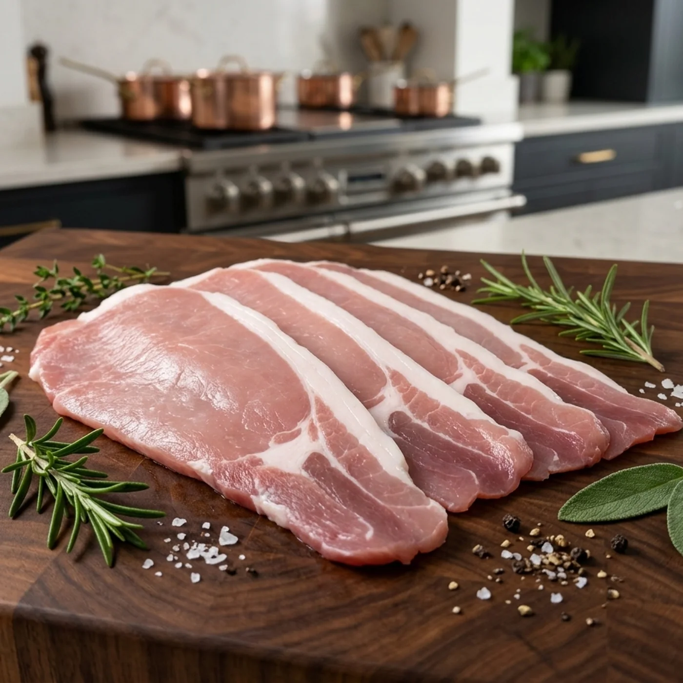 English Dry Cured Back Bacon
