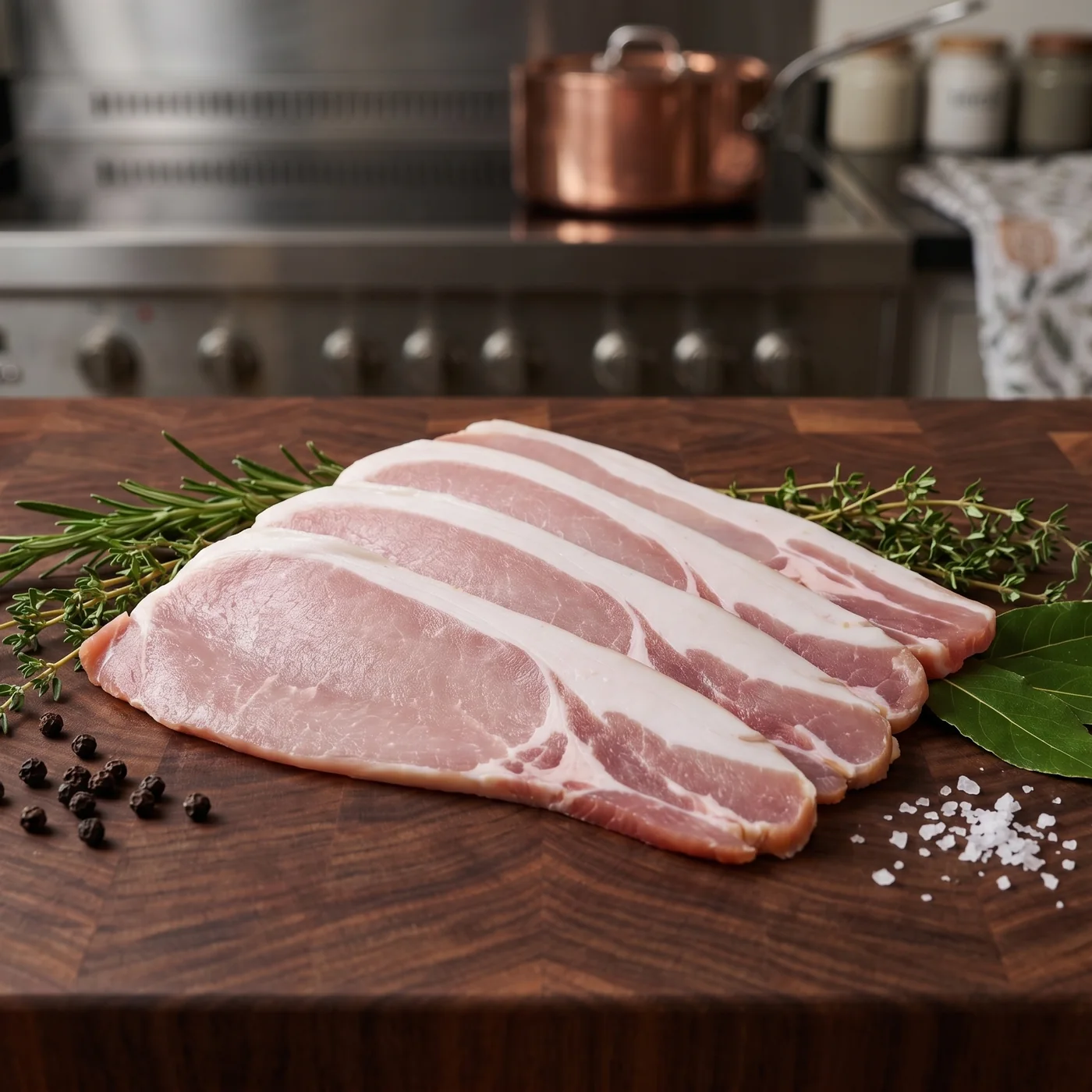 English Dry Cured Smoked Back Bacon