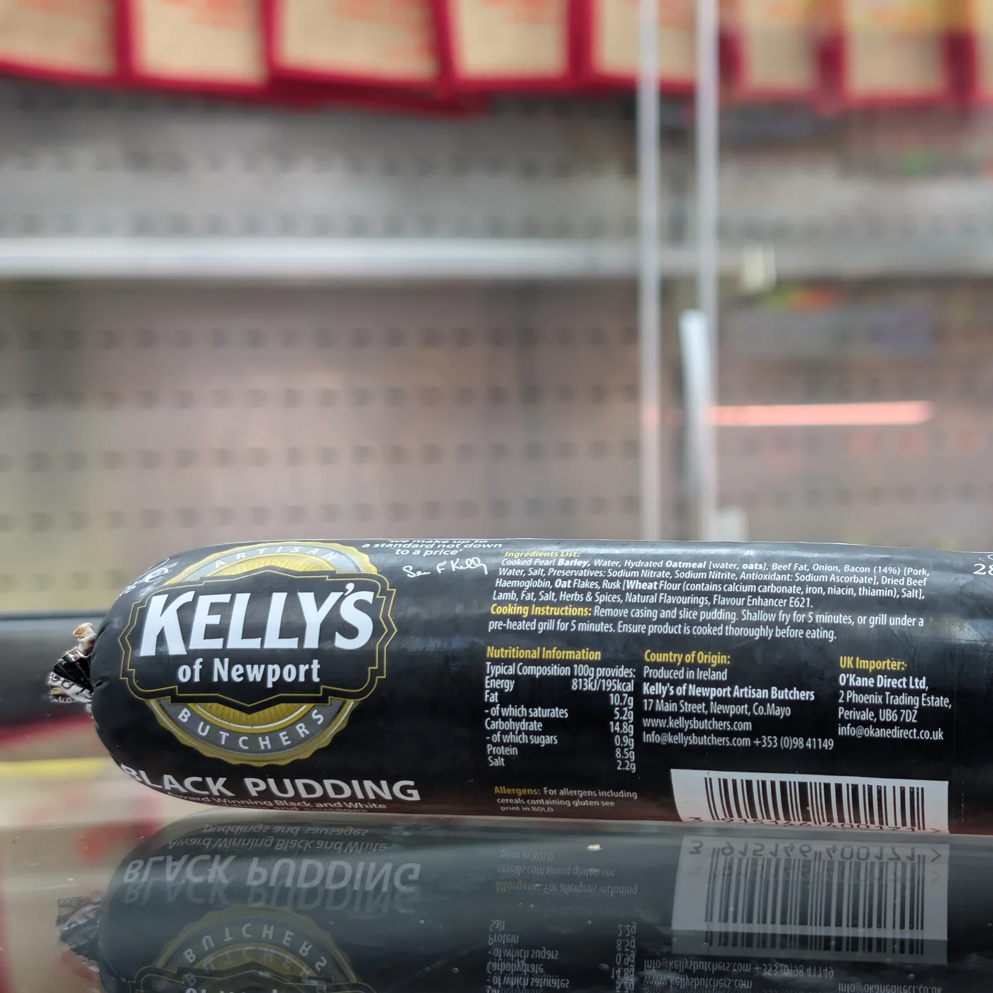 Kelly’s Irish Black Pudding
